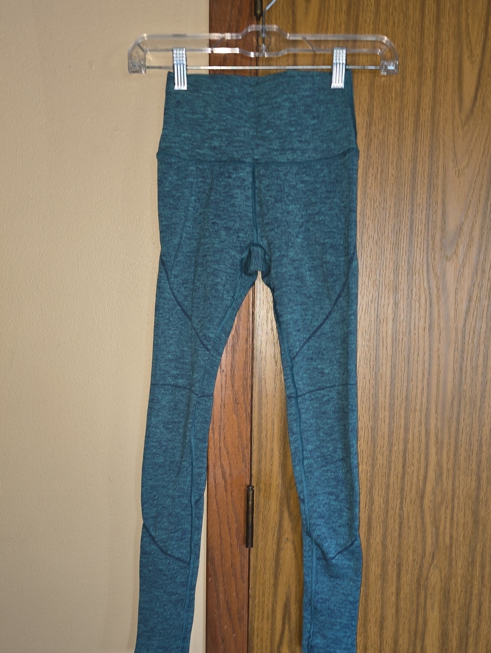 Alphalete Teal Seam-Detail Leggings